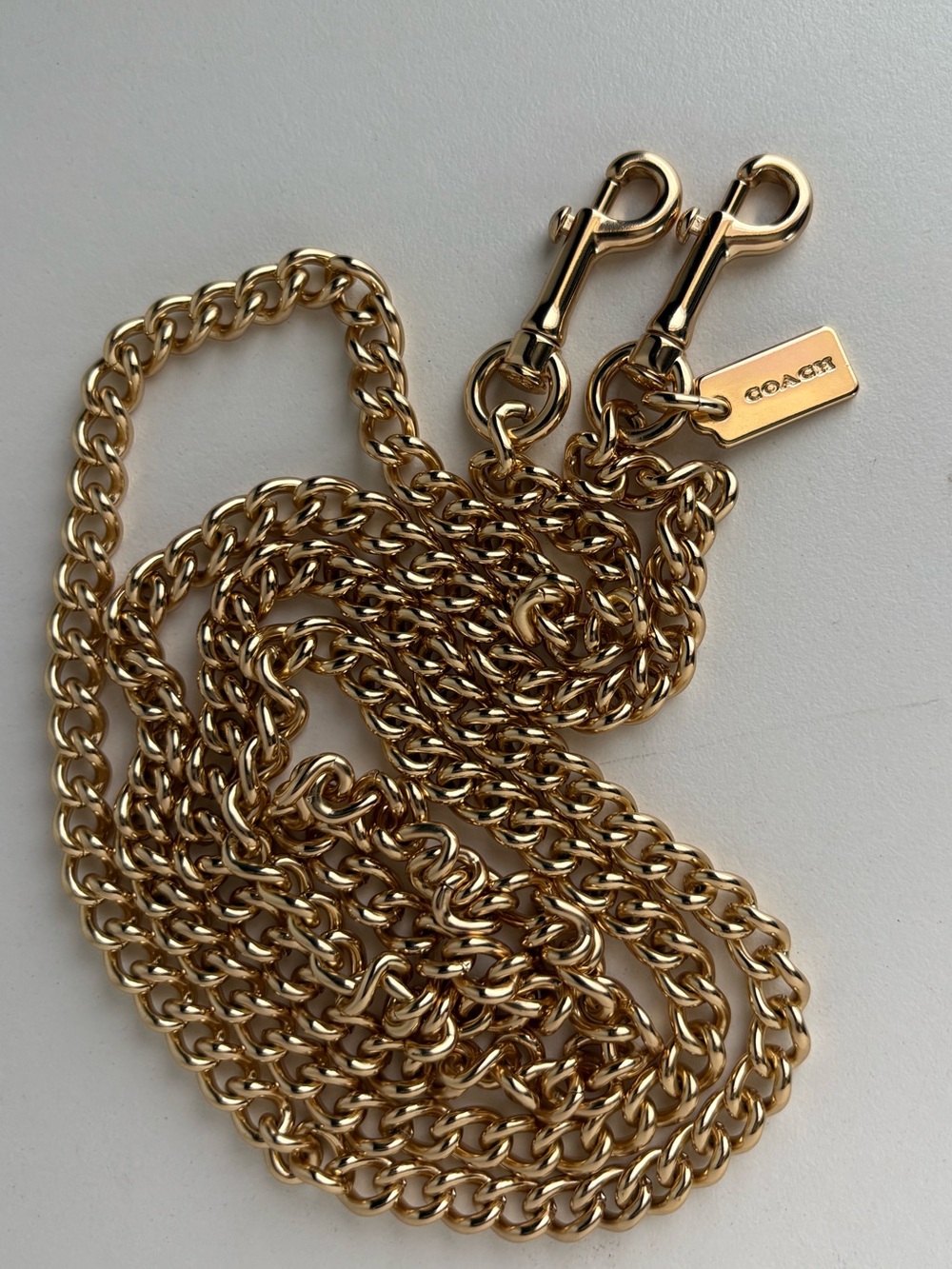 Coach gold chain crossbody
strap - Picture 3 of 10